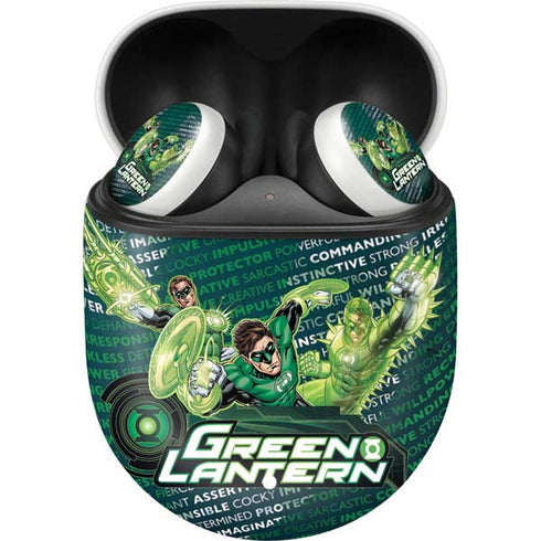 DC Comics Green Lantern Sketch Art Action Pose Google Pixel Buds Skin